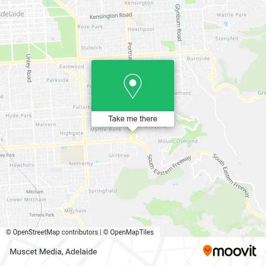 Mapa Muscet Media