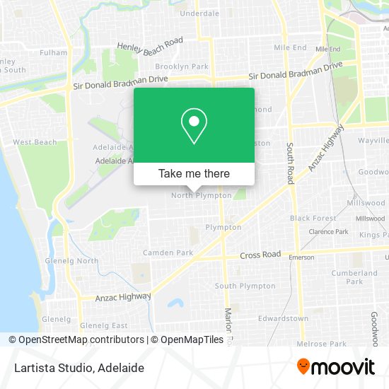 Lartista Studio map