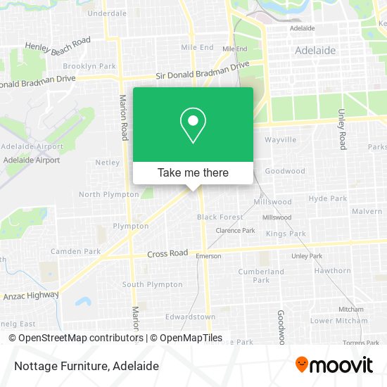 Nottage Furniture map