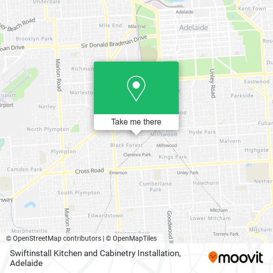Mapa Swiftinstall Kitchen and Cabinetry Installation