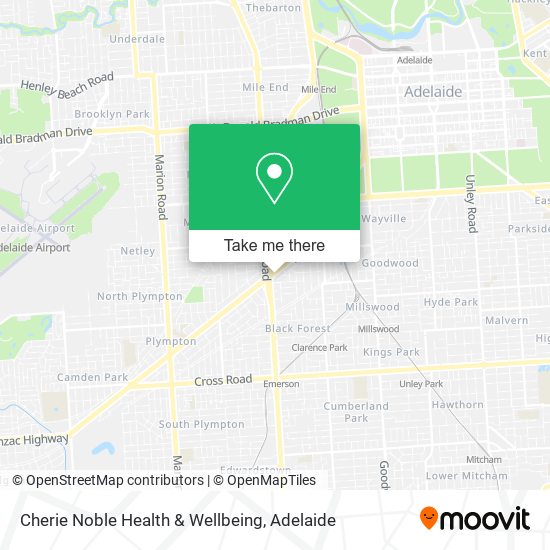 Cherie Noble Health & Wellbeing map