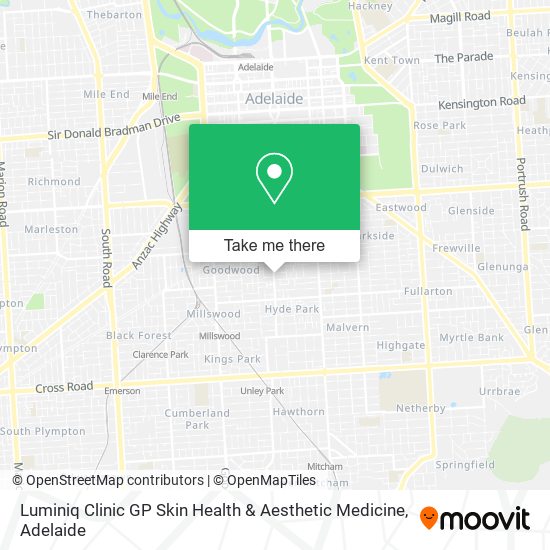 Mapa Luminiq Clinic GP Skin Health & Aesthetic Medicine