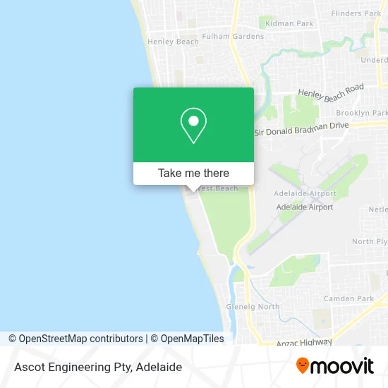Mapa Ascot Engineering Pty