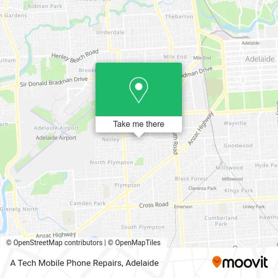 Mapa A Tech Mobile Phone Repairs