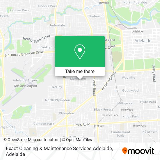 Exact Cleaning & Maintenance Services Adelaide map