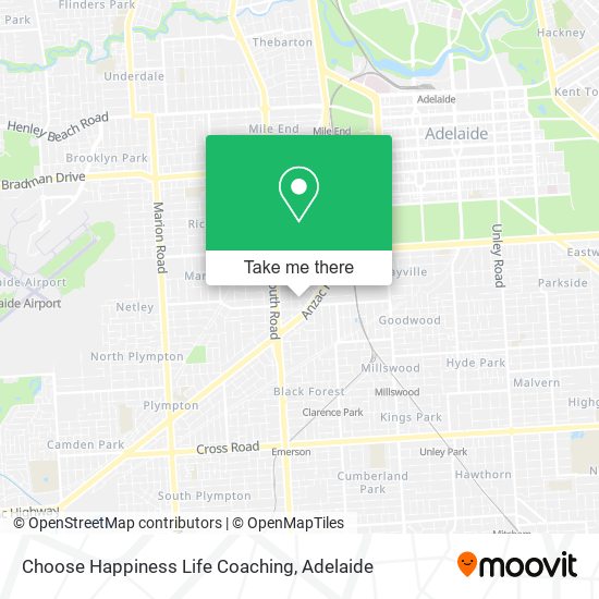 Choose Happiness Life Coaching map