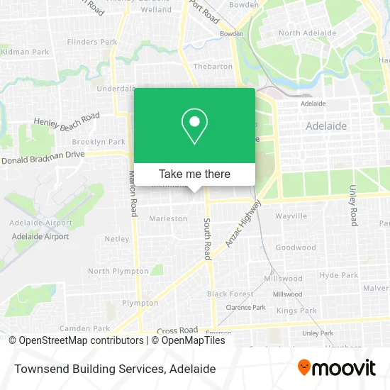 Mapa Townsend Building Services