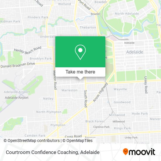 Courtroom Confidence Coaching map