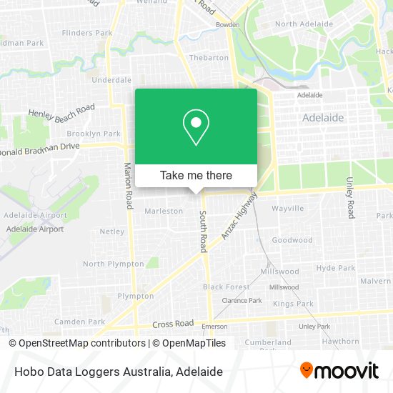 Hobo Data Loggers Australia map