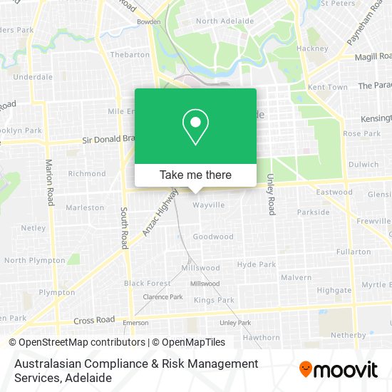 Australasian Compliance & Risk Management Services map