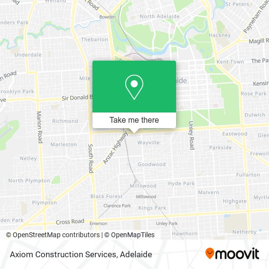 Axiom Construction Services map