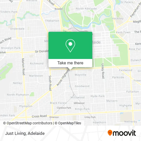 Just Living map