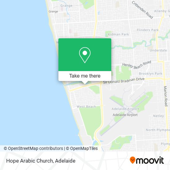 Hope Arabic Church map