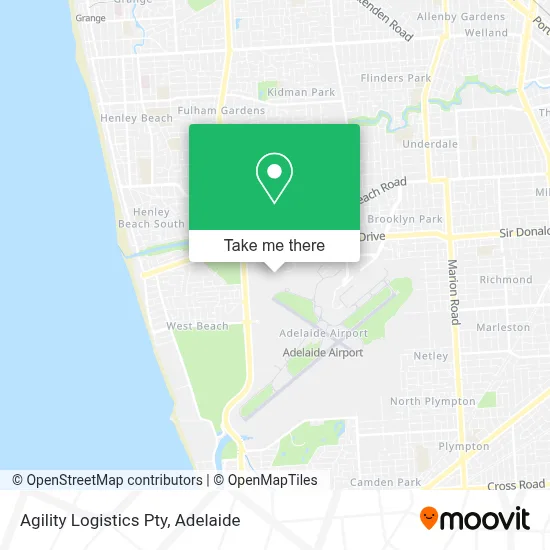 Mapa Agility Logistics Pty