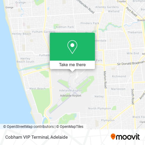 Cobham VIP Terminal map