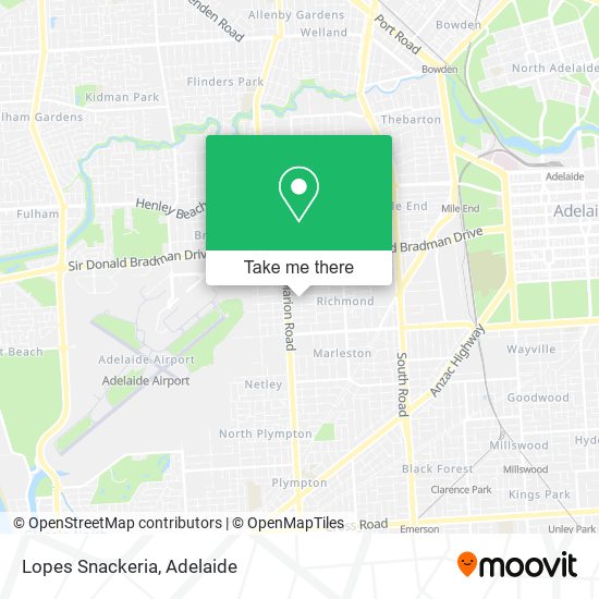 Lopes Snackeria map