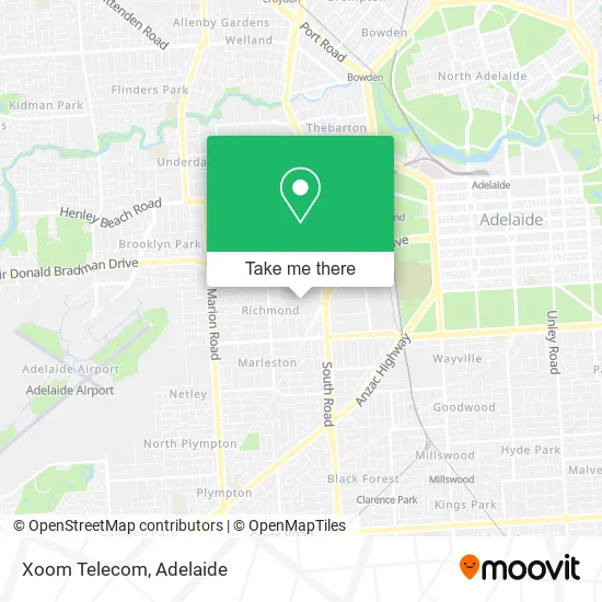 Xoom Telecom map