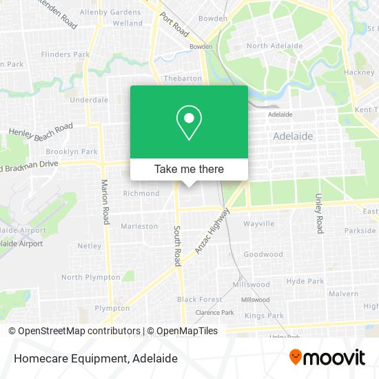 Homecare Equipment map