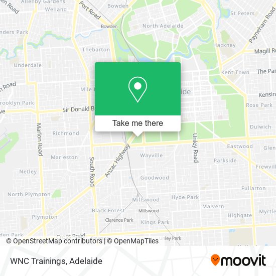 WNC Trainings map