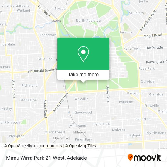 Mirnu Wirra Park 21 West map
