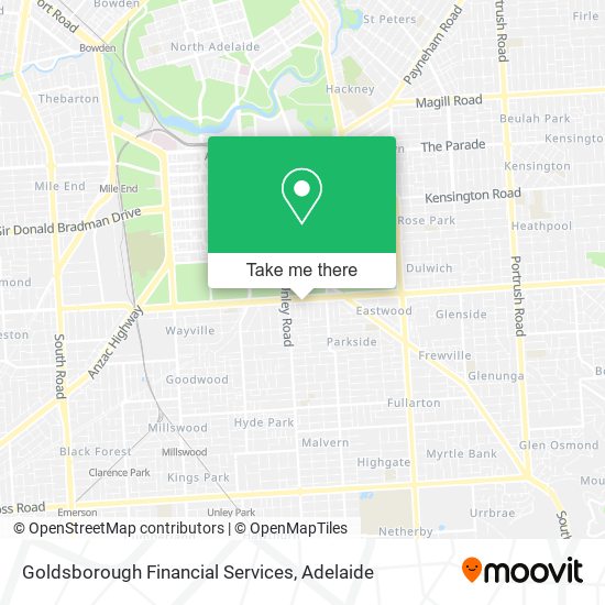 Goldsborough Financial Services map