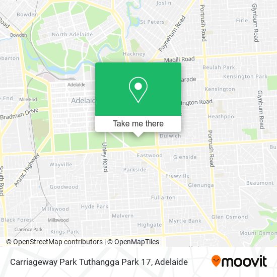Carriageway Park Tuthangga Park 17 map