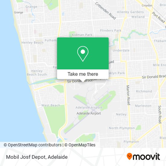 Mobil Josf Depot map