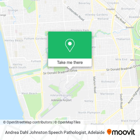 Andrea Dahl Johnston Speech Pathologist map