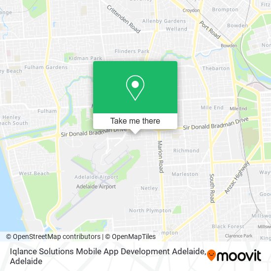 Iqlance Solutions Mobile App Development Adelaide map