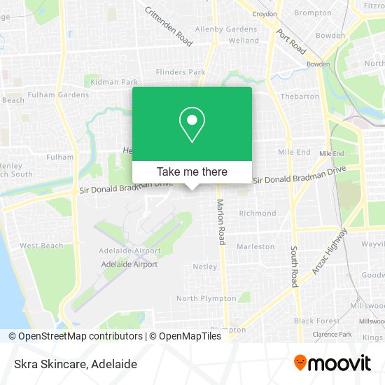 Skra Skincare map
