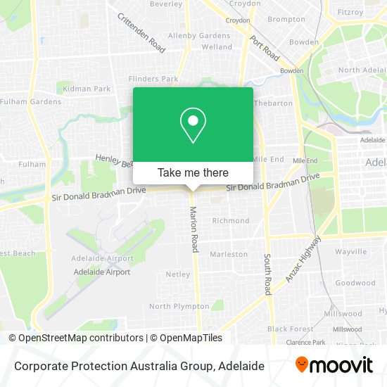 Corporate Protection Australia Group map