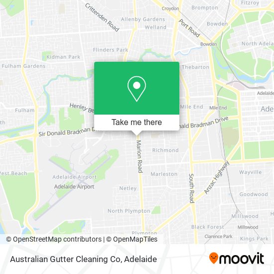 Mapa Australian Gutter Cleaning Co