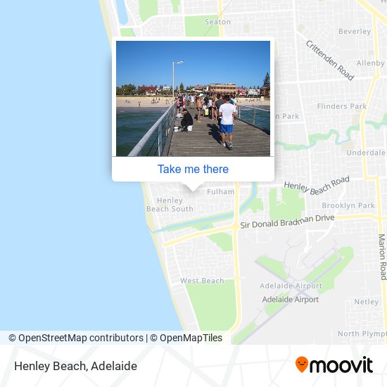 Mapa Henley Beach