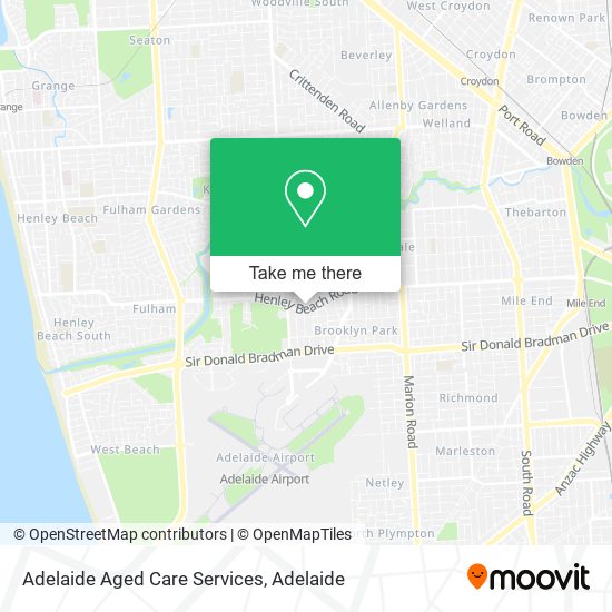 Adelaide Aged Care Services map