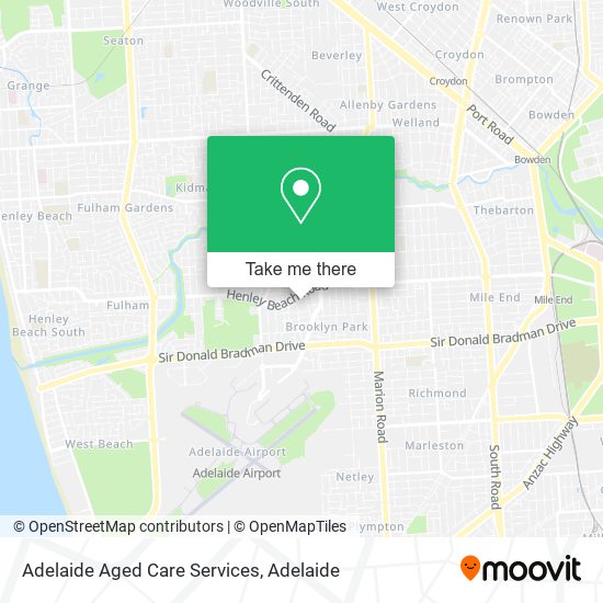 Adelaide Aged Care Services map