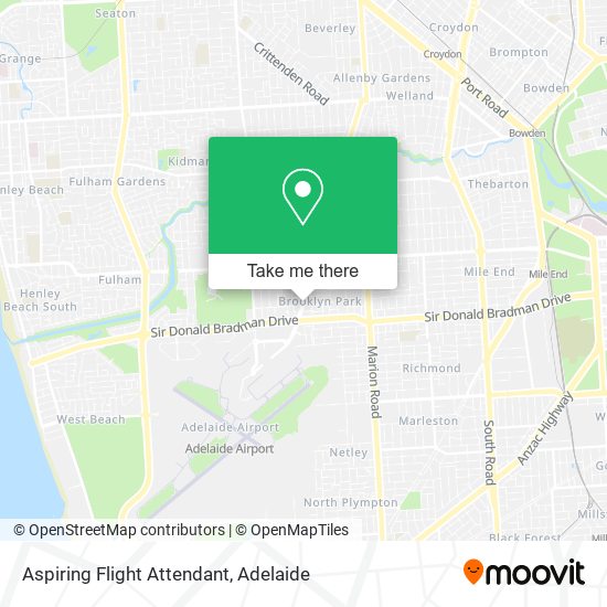 Mapa Aspiring Flight Attendant