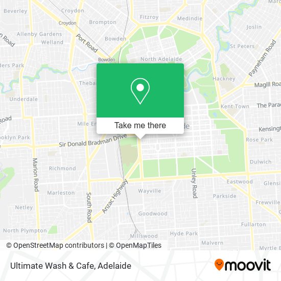 Ultimate Wash & Cafe map