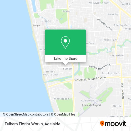 Fulham Florist Works map