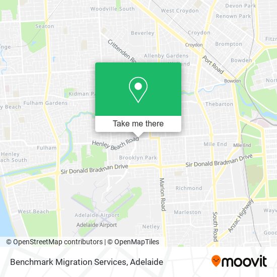 Benchmark Migration Services map