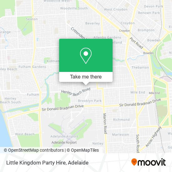 Little Kingdom Party Hire map