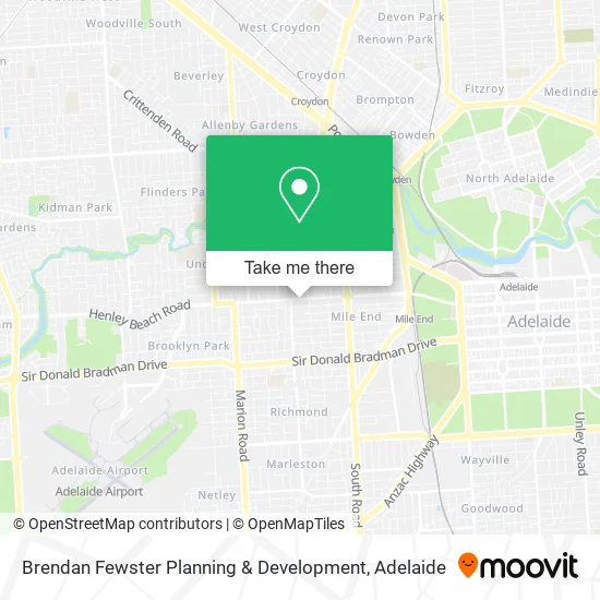Brendan Fewster Planning & Development map