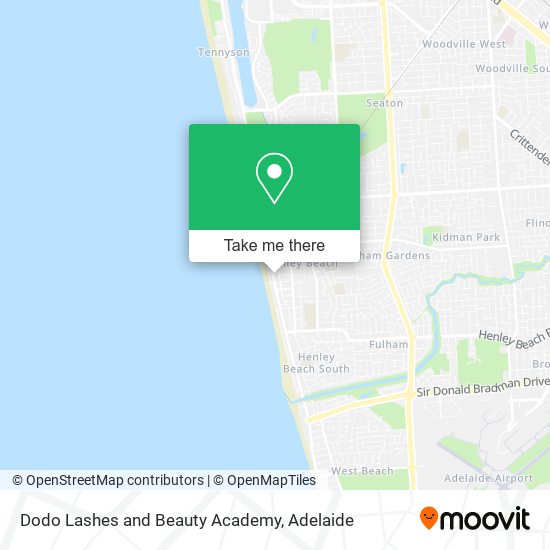 Mapa Dodo Lashes and Beauty Academy