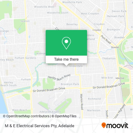 M & E Electrical Services Pty map