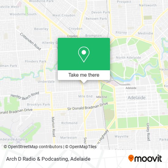 Arch D Radio & Podcasting map