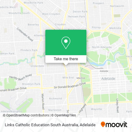 Mapa Links Catholic Education South Australia