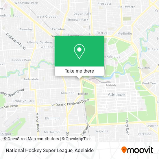 Mapa National Hockey Super League