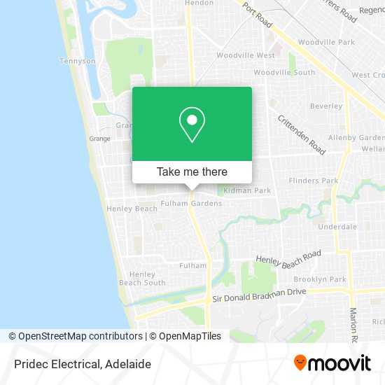 Pridec Electrical map