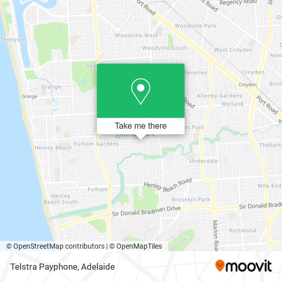 Telstra Payphone map