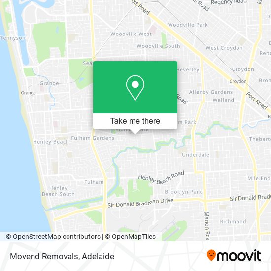Movend Removals map