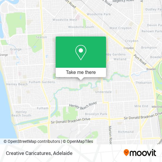 Creative Caricatures map